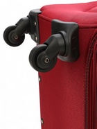 Чемодан на колёсах средний 72 л (M), на молнии, с увеличением, кодовый замок, 4 колеса, красный - Фото 8