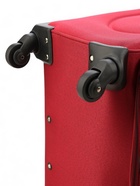 Чемодан на колёсах большой 97 л (L), на молнии, с увеличением, кодовый замок, 4 колеса, красный - Фото 9
