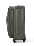 Чемодан на колёсах большой 97 л (L), на молнии, с увеличением, кодовый замок, 4 колеса, серый - Фото 4