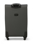 Чемодан на колёсах большой 97 л (L), на молнии, с увеличением, кодовый замок, 4 колеса, серый - Фото 5