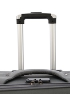 Чемодан на колёсах большой 97 л (L), на молнии, с увеличением, кодовый замок, 4 колеса, серый - Фото 6