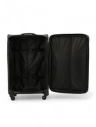 Чемодан на колёсах большой 97 л (L), на молнии, с увеличением, кодовый замок, 4 колеса, серый - Фото 7