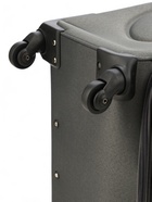 Чемодан на колёсах большой 97 л (L), на молнии, с увеличением, кодовый замок, 4 колеса, серый - Фото 8