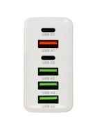 Сетевое зарядное устройство Luazon LZZ-23, 4 USB, 2 Type-C, 3 А, белое 10877357 - фото 16684499