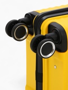 Чемодан на колёсах маленький 44 л (S), на молнии, кодовый замок, 4 колеса, жёлтый - Фото 8