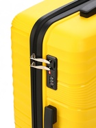 Чемодан на колёсах средний 75 л (M), на молнии, кодовый замок, 4 колеса, жёлтый - Фото 7