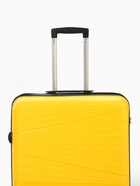 Чемодан на колёсах большой 111 л (L), на молнии, кодовый замок, 4 колеса, жёлтый - Фото 6