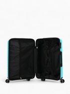 Чемодан на колёсах средний 75 л (M), на молнии, кодовый замок, 4 колеса, голубой - Фото 7