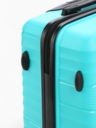 Чемодан на колёсах средний 75 л (M), на молнии, кодовый замок, 4 колеса, голубой - Фото 9