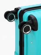 Чемодан на колёсах средний 75 л (M), на молнии, кодовый замок, 4 колеса, голубой - Фото 10