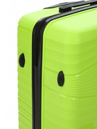 Чемодан на колёсах большой 111 л (L), на молнии, кодовый замок, 4 колеса, зелёный - Фото 9