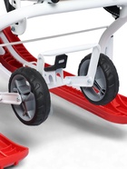 Снегокат «Тимка спорт 6Д» с граффити, с двумя спинками, с родительской ручкой, красный, чёрный, ТС6Д/GR Nika - фото 120735684