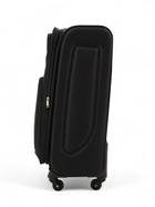 УЦЕНКА Чемодан на колёсах средний 72 л (M), на молнии, кодовый замок, 4 колеса, чёрный - Фото 2