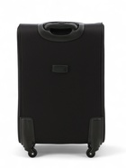 УЦЕНКА Чемодан на колёсах средний 72 л (M), на молнии, кодовый замок, 4 колеса, чёрный - Фото 4