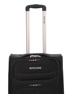 УЦЕНКА Чемодан на колёсах средний 72 л (M), на молнии, кодовый замок, 4 колеса, чёрный - Фото 5