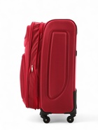 УЦЕНКА Чемодан на колёсах средний 60 л (M), на молнии, с увеличением, кодовый замок, 4 колеса, красный - Фото 3