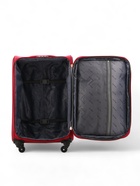 УЦЕНКА Чемодан на колёсах средний 60 л (M), на молнии, с увеличением, кодовый замок, 4 колеса, красный - Фото 5