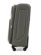 УЦЕНКА Чемодан на колёсах средний 60 л (M), на молнии, с увеличением, кодовый замок, 4 колеса, серый - Фото 2