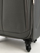 УЦЕНКА Чемодан на колёсах средний 60 л (M), на молнии, с увеличением, кодовый замок, 4 колеса, серый - Фото 15