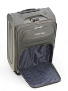 УЦЕНКА Чемодан на колёсах средний 60 л (M), на молнии, с увеличением, кодовый замок, 4 колеса, серый - Фото 9