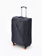 УЦЕНКА Чемодан на колёсах Bagvoyage большой 113 л (L), на молнии, 4 колеса, тёмно-серый - Фото 2