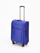 Чемодан на колёсах Bagvoyage средний 71 л (М), на молнии, с увеличением, кодовый замок, 4 колеса, васильковый - Фото 2