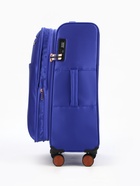 Чемодан на колёсах Bagvoyage средний 71 л (М), на молнии, с увеличением, кодовый замок, 4 колеса, васильковый - Фото 4