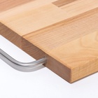 УЦЕНКА Набор досок разделочных «Прямоугольник», 3 шт., металлическая ручка, 34×22×1.8;31×20×1.8., без подставки - Фото 5