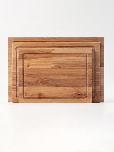 УЦЕНКА Набор досок разделочных «Прямоугольник», 3 шт., 32×22×1.8 см, 29×20×1.8 см, 24×18×1.8, нет подставки