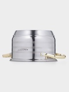 Кастрюля Катунь «Элис Голд», 2.5 л, d=18 см, стеклянная крышка, золотые ручки, капсульное дно, индукция, нержавеющая сталь, серебристая - Фото 4