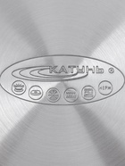 Кастрюля Катунь, 4.5 л, d=23.5 см, стеклянная крышка, золотые ручки, капсульное дно, индукция, нержавеющая сталь, серебристая - Фото 7