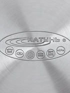 Ковш Катунь «ЭЛИС ГОЛД», 1.8 л, 16×10.5 см, стеклянная крышка, нержавеющая сталь, ручки золотистые - Фото 7