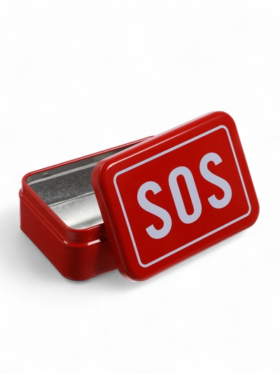 Коробка для выживания SOS, 9.3×6.5×3.2 см