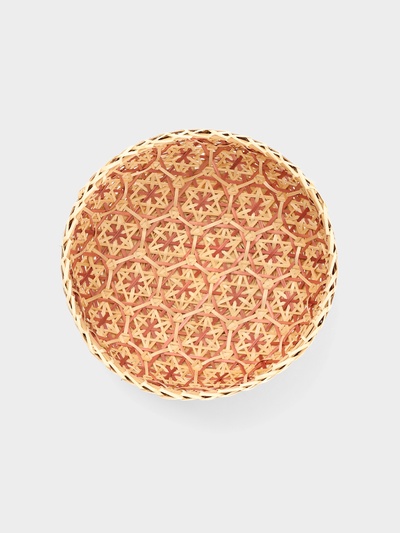 Фруктовница бамбуковая, 19 см