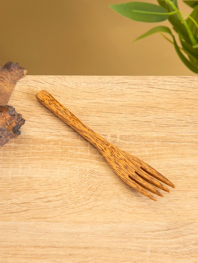 Вилка, 16 см, кокос