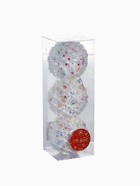 Ёлочные игрушки «Акли», шары новогодние, d=8 см, 3 шт., белый - Фото 7