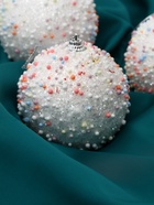 Ёлочные игрушки «Абель», шары новогодние, d=8 см, 3 шт., колор - Фото 4