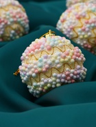 Ёлочные игрушки «Альфи», шары новогодние, d=6 см, 6 шт., жёлтый - Фото 4