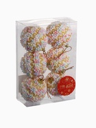 Ёлочные игрушки «Альфи», шары новогодние, d=6 см, 6 шт., жёлтый - Фото 7