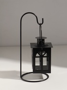 Подсвечник на 1 свечу «Фонарь с подставкой», металл, чёрный, 23.5×10×10 см - Фото 3