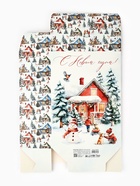 Коробка складная «Новогодняя акварель», 22 × 30 × 10 см - фото 809303844