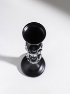 Подсвечник на 1 свечу «Кристалл. Классик», стекло, металл, чёрный, d=5 см, 9.5×9.5×32.5 см - Фото 3