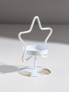 Подсвечник на 1 свечу «Звезда», металл, белый с патиной, d=5 см, 9.4×7×11.7 см - Фото 3