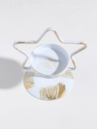 Подсвечник на 1 свечу «Звезда», металл, белый с патиной, d=5 см, 9.4×7×11.7 см - Фото 5