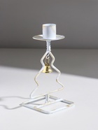 Подсвечник на 1 свечу «Ёлочка», металл, белый с патиной, d=2.3 см, 8.5×7.5×16 см - Фото 3