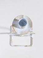 Подсвечник на 1 свечу «Ёлочка», металл, белый с патиной, d=2.3 см, 8.5×7.5×16 см - Фото 5