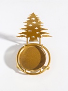 Подсвечник на 1 свечу «Ёлочка со звёздами», металл под золото, d=5 см, 6.5×6.5×13.5 см - Фото 6