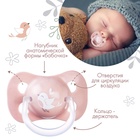 Соска - пустышка латексная классическая «Птичка», от 0 мес., розовая - Фото 2
