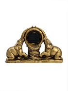 УЦЕНКА Часы настольные интерьерные каминные «Два слона», 30×20×7 см, d=6.5 см - Фото 4