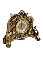 УЦЕНКА Часы настольные интерьерные каминные, 21×19×6.5 см, d=7 см, золото - Фото 9